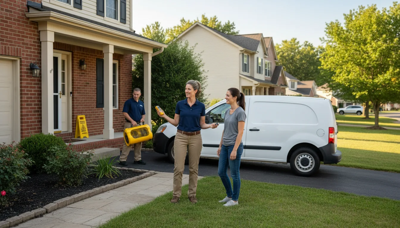 Residential water damage restoration in Cibola, AZ